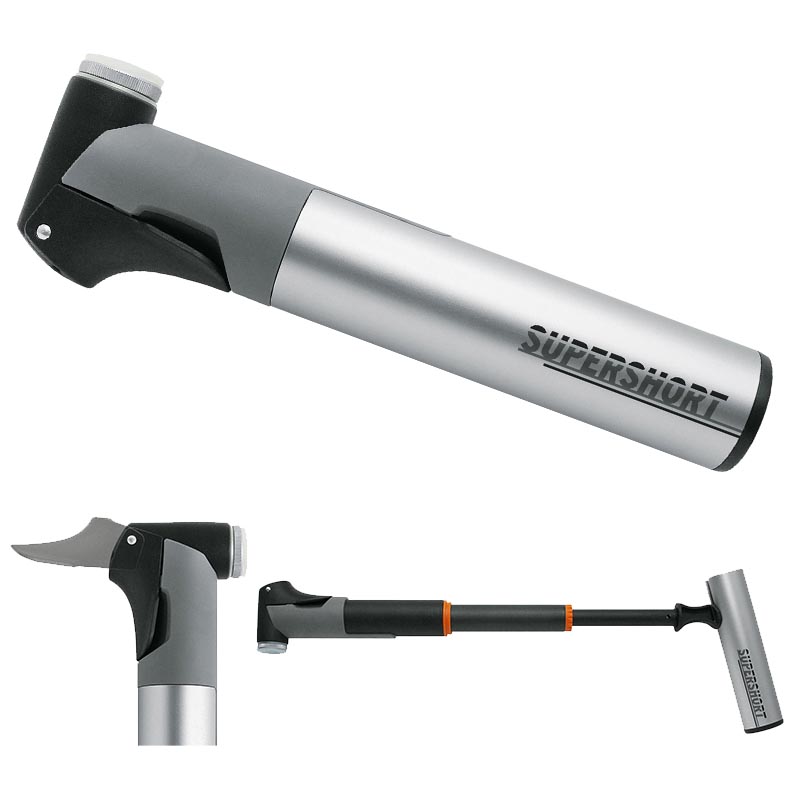 SKS Teleskop Minipumpe Super Short mit T-Griff silber