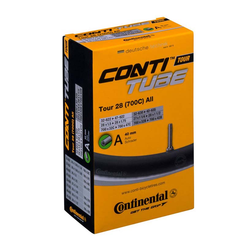 CONTINENTAL Tour Schlauch 28 Zoll Autoventil 40mm