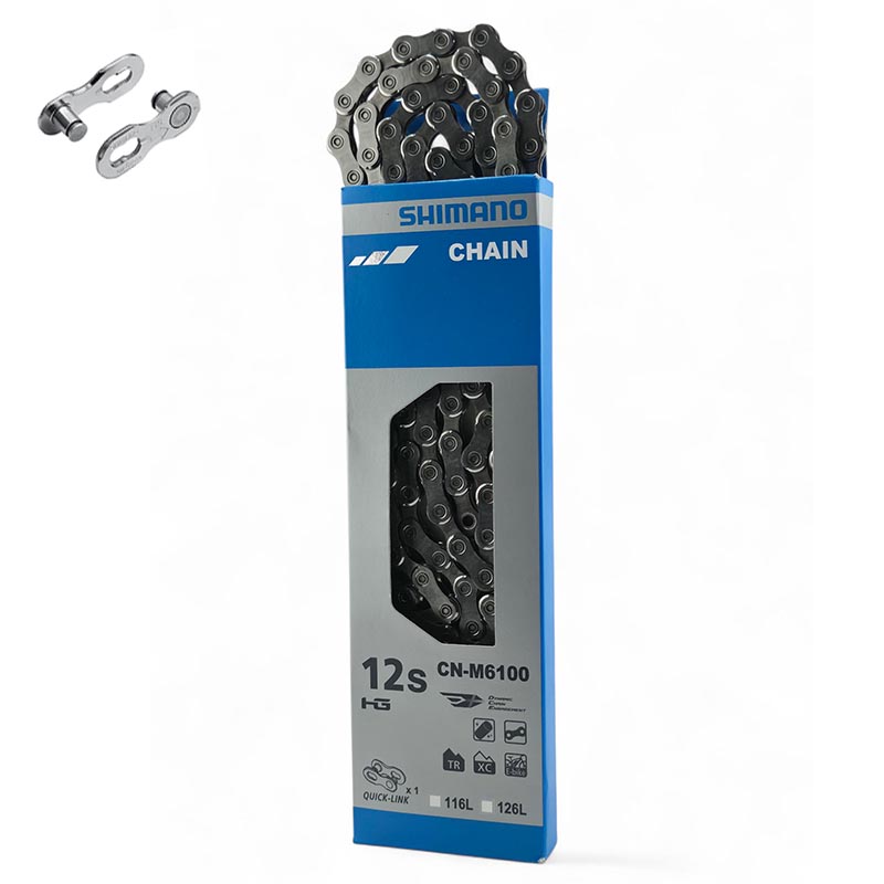 SHIMANO Fahrradkette 12-Fach CN-M6100 Deore Kettenschloss