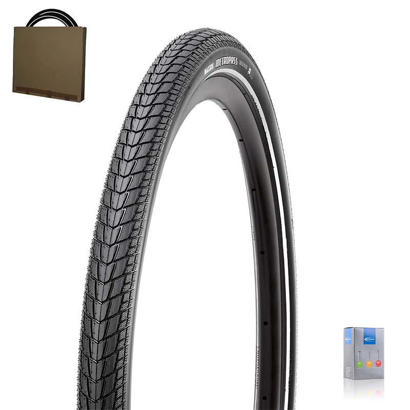 MAXXIS E-Bike Reifen MetroPass Pro 29x2.00 | 59-622 Pannenschutz schwarz Reflex mit AV Schlauch