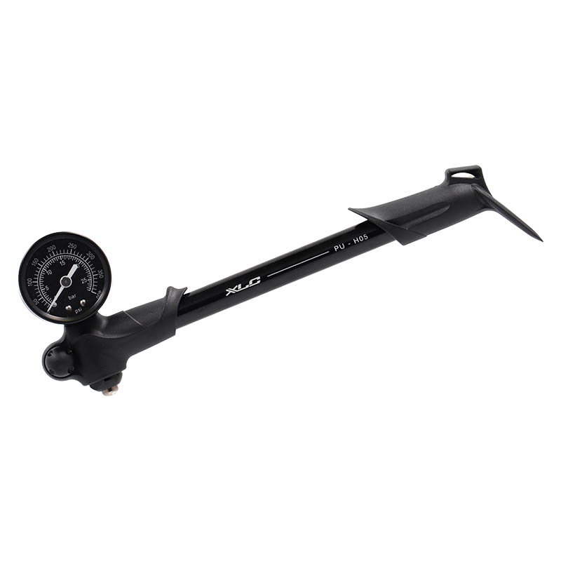 XLC Federgabel-/ Dämpferpumpe PU-H05 schwarz bis max. 28 bar/400 psi