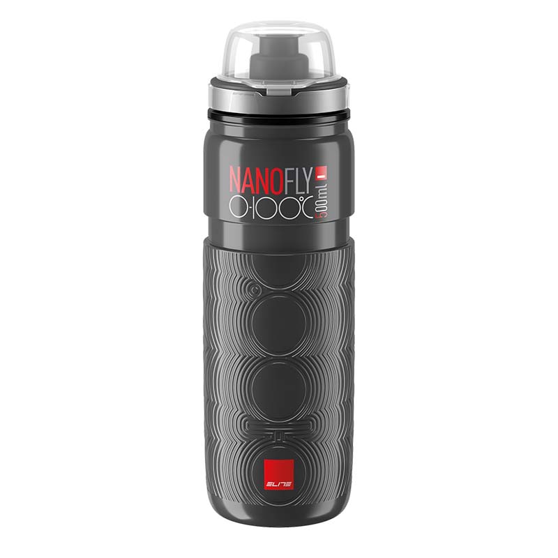 ELITE Thermo Trinkflasche Nanofly 0-100° 500ml dunkelgrau