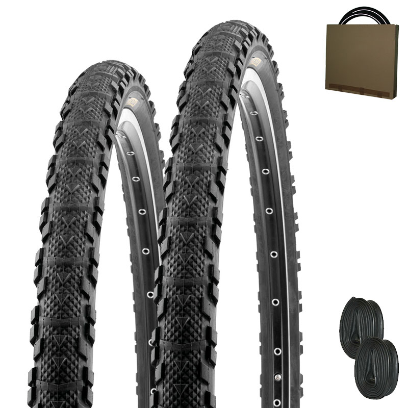 2x KENDA Reifen 26x1.95 | 50-559 KWICK K-879 schwarz mit AV Schlauch