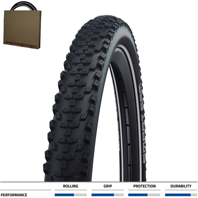 SCHWALBE Cross Reifen Smart Sam 28x1.65 | 44-622 HS624 Addix schwarz Reflex
