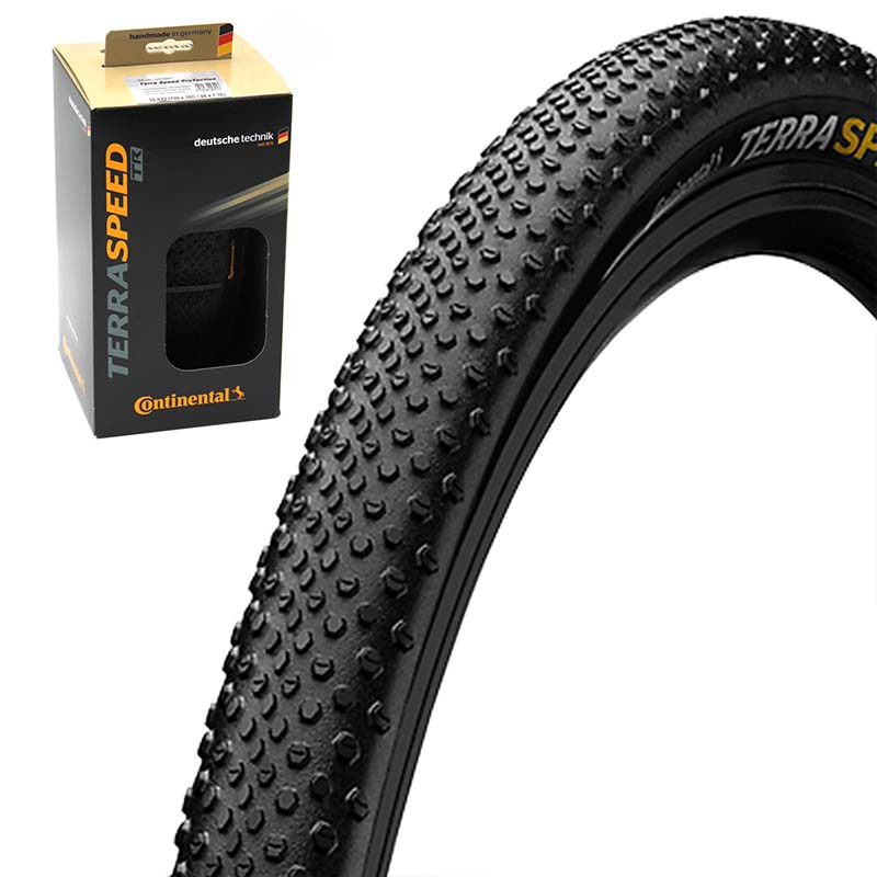 CONTINENTAL Gravelbike Reifen faltbar 28x1.50 | 40-622 Terra Speed ProTection BlackChili schwarz