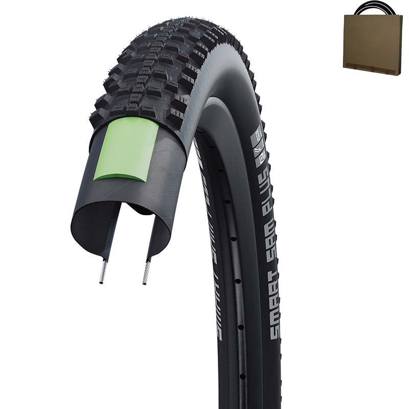 SCHWALBE E-Bike Reifen Smart Sam Plus HS476 26 - 29 Zoll Pannenschutz Addix | Schlauch wählbar