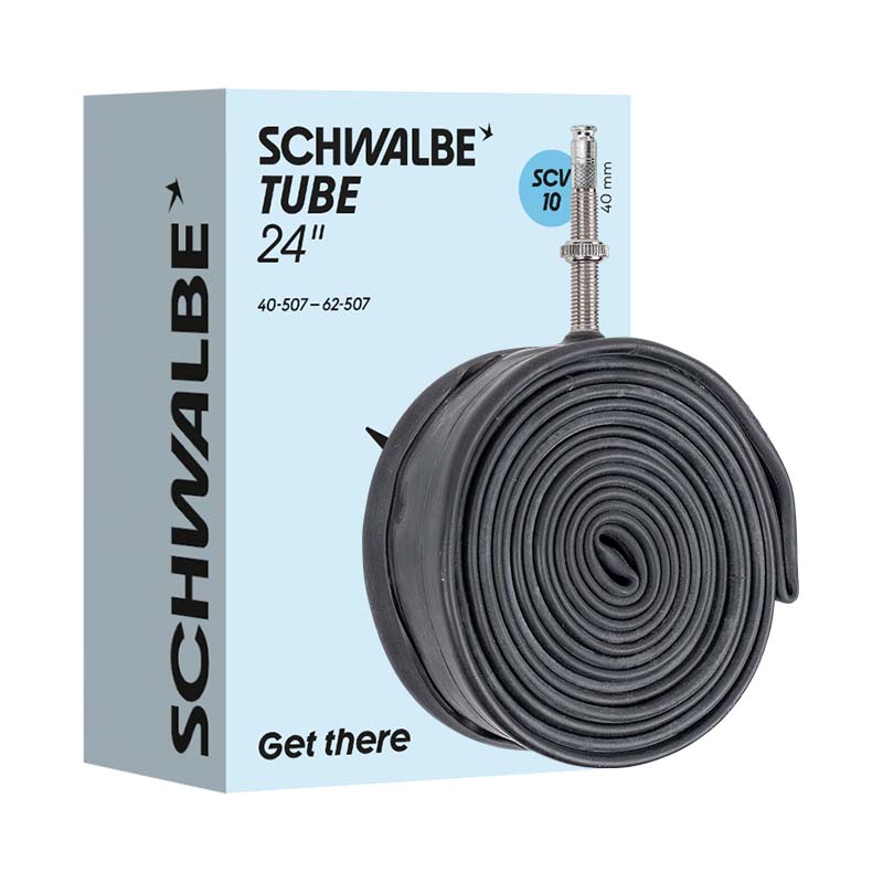 SCHWALBE Fahrradschlauch SCV10 24 Zoll | 40/62-507 Clik Valve