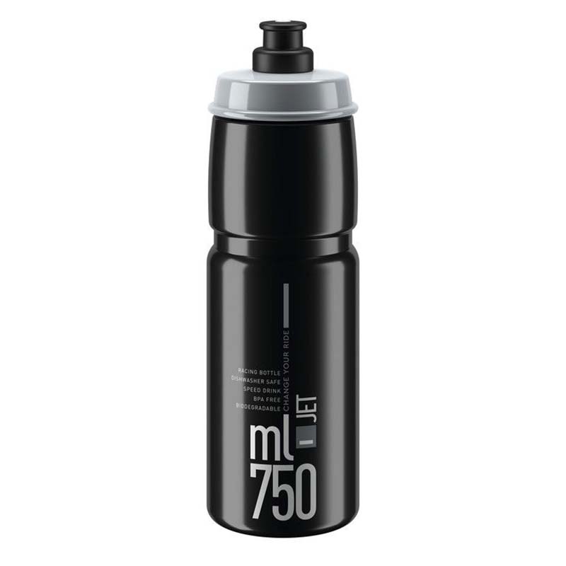 ELITE Trinkflasche Jet Kunststoff 750ml schwarz ELITE Trinkflasche Jet Kunststoff 750ml schwarz