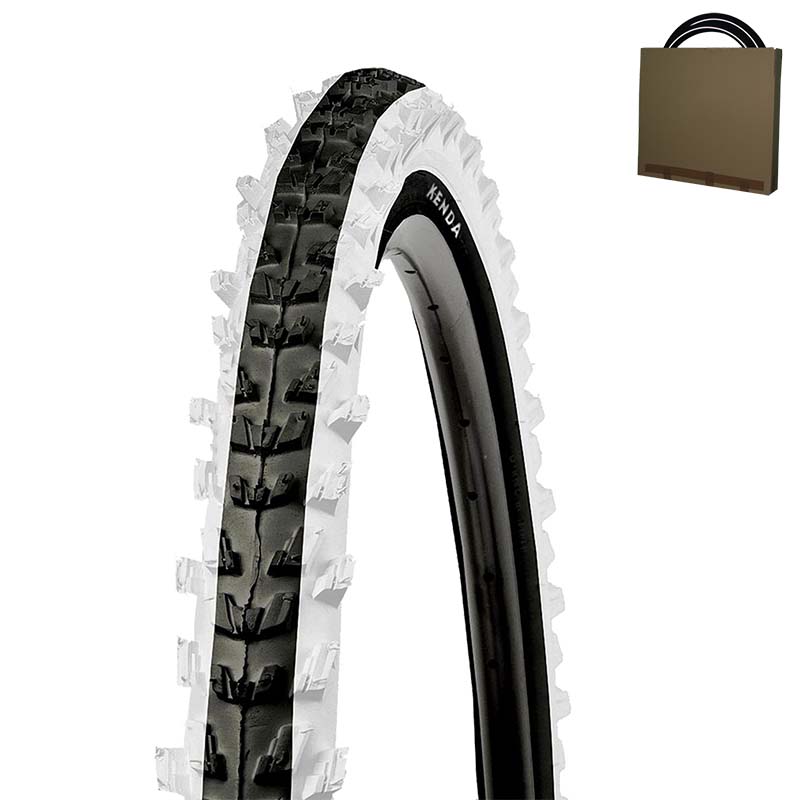 KENDA MTB Fahrrad Reifen K-829 20x2.00 | 50-406 schwarz weiß