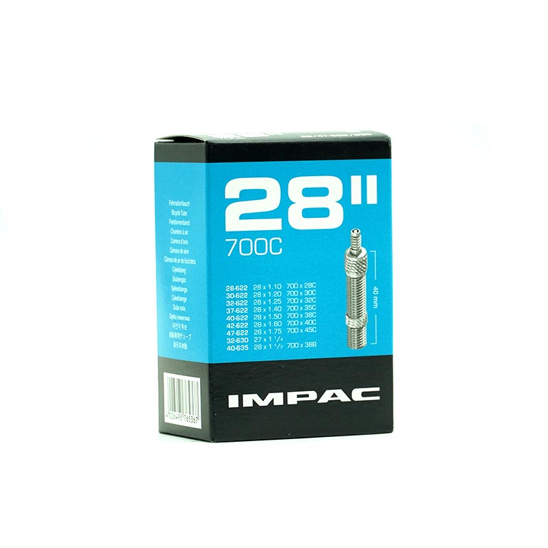 IMPAC Fahrradschlauch 28 Zoll 28/47-622/635 Blitzventil 40mm