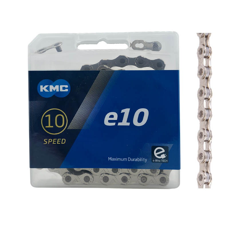 KMC E-Bike Kette 10-Fach e10 122 Glieder Kettenschloss 