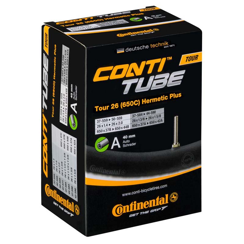 CONTINENTAL Tour Schlauch Hermetic Plus 26 Zoll Autoventil 40mm