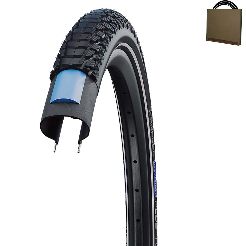 SCHWALBE Marathon Plus Tour Reifen 28x1.40 | 37-622 HS619 Unplattbar Reflex 