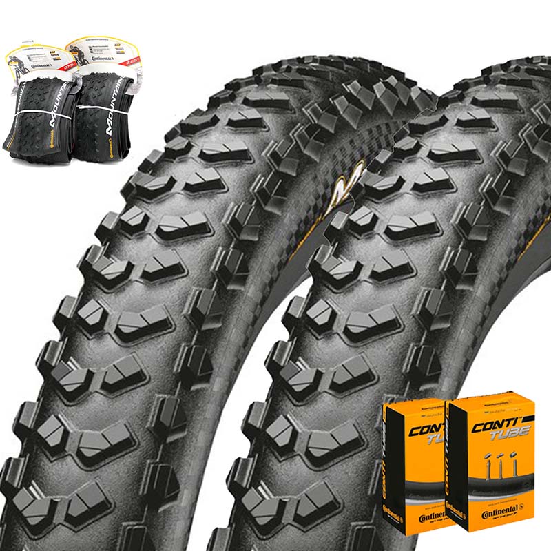 2x CONTINENTAL MTB Reifen 27.5x2.80 | 70-584 Mountain King faltbar schwarz