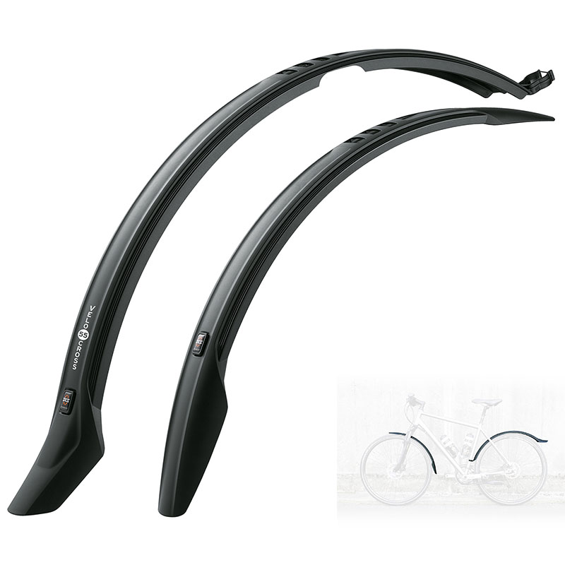 SKS Steckschutzblech Set 28 29 Zoll Zoll Velo 55 Cross 55mm schwarz