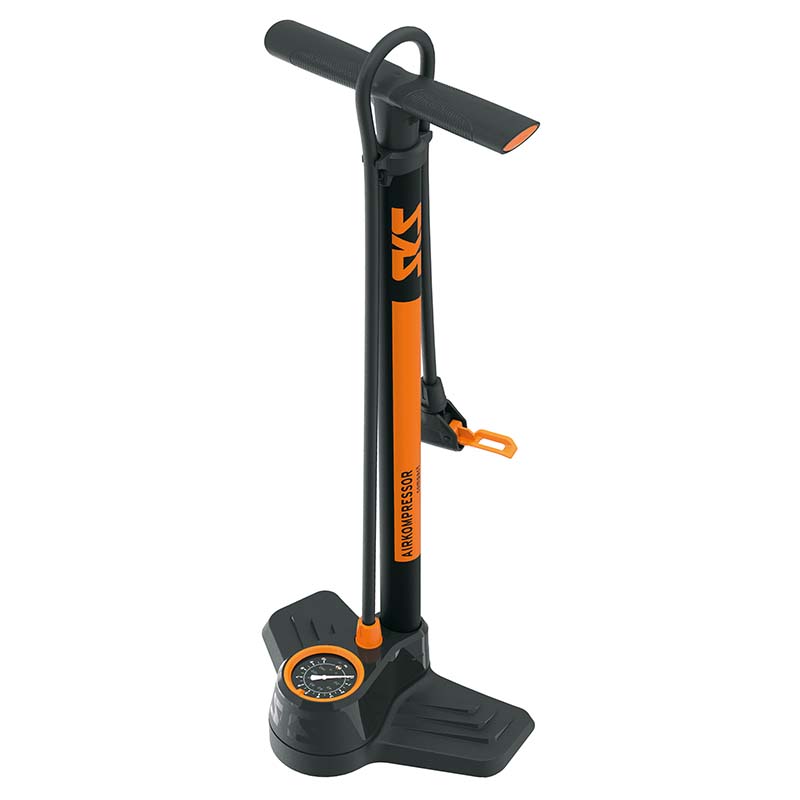 SKS Standpumpe Airkompressor Compact 10.0 schwarz/orange Multi-Valve