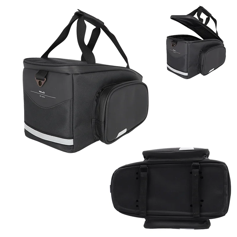 XLC Gepäckträgertasche BA-M05 Klettbandbefestigung schwarz/anthrazit