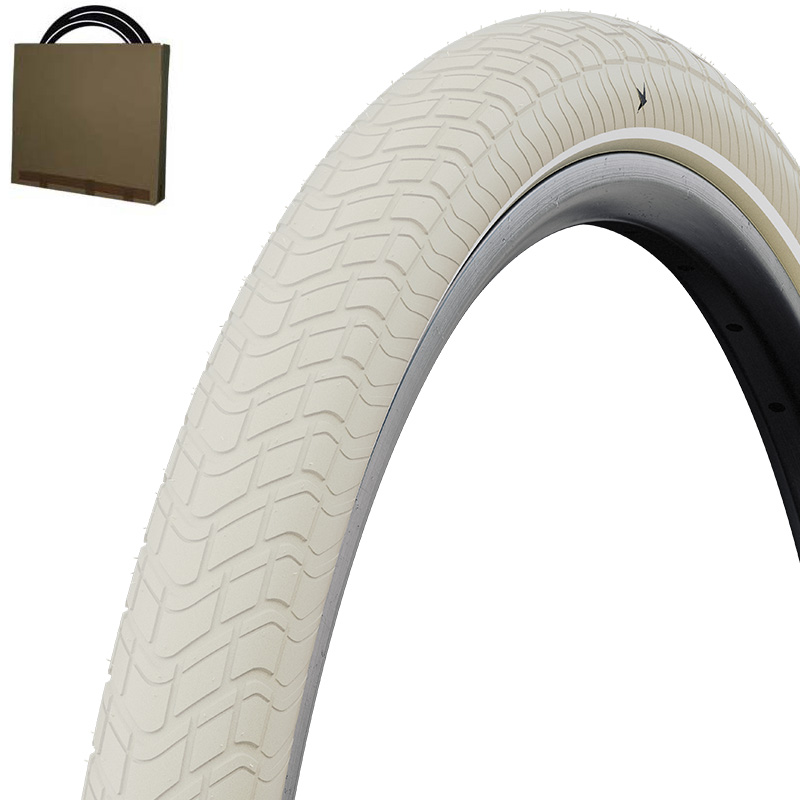 SCHWALBE Retro Reifen Big Apple 26x2.15 | 55-559 HS632 Creme Reflex