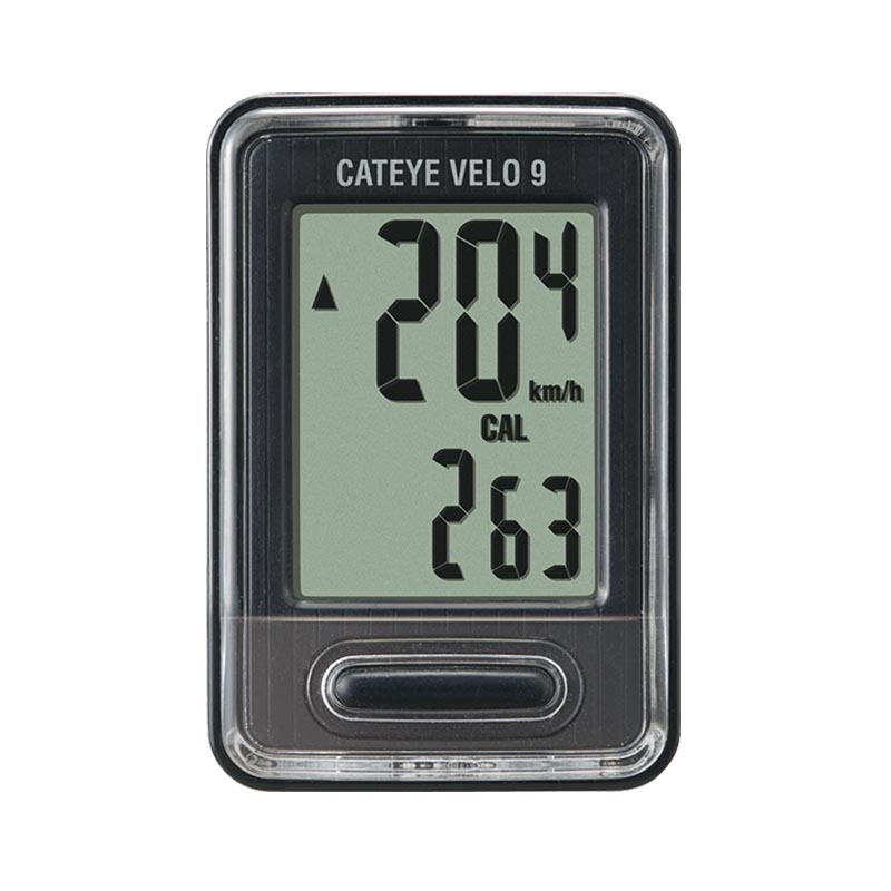 CATEYE Tacho Velo 9 Kabelgebunden Fahrradcomputer 9-Funktionen
