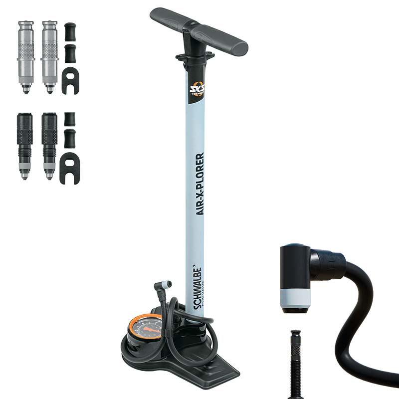 SKS Standpumpe AIR-X-PLORER CLIK VALVE 10.0  ink. Ventil-Umrüstset SKS Standpumpe AIR-X-PLORER CLIK VALVE 10.0  ink. Ventil-Umrüstset