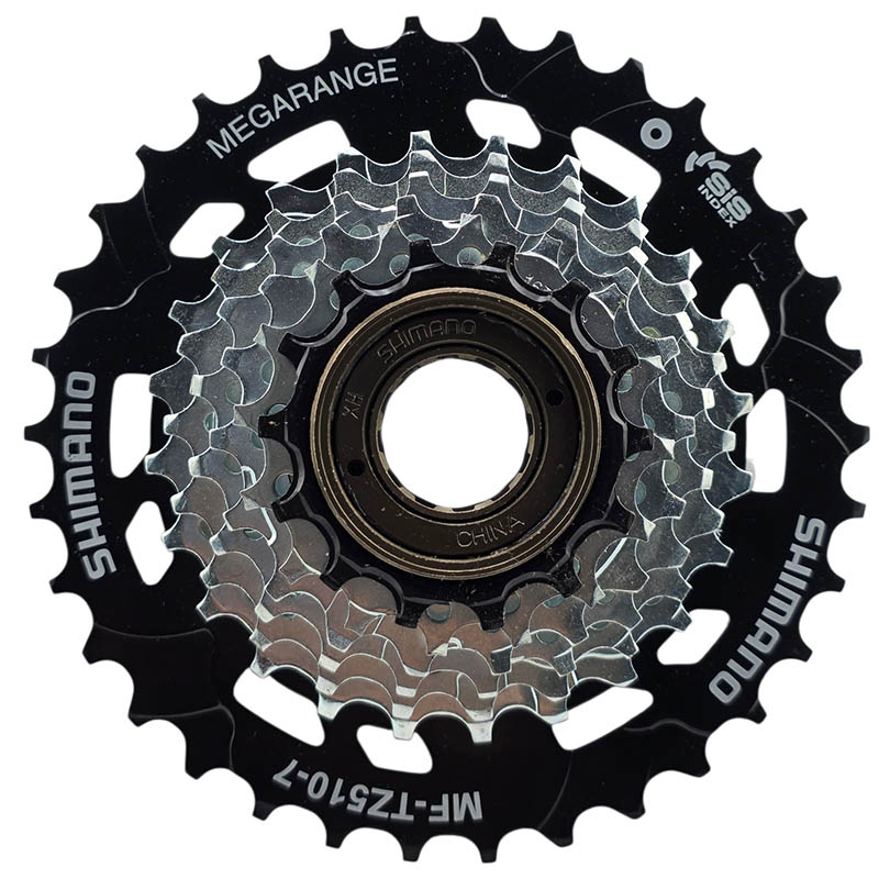 SHIMANO Schraubkranz 7-Fach MF-TZ510 14-12 Zähne