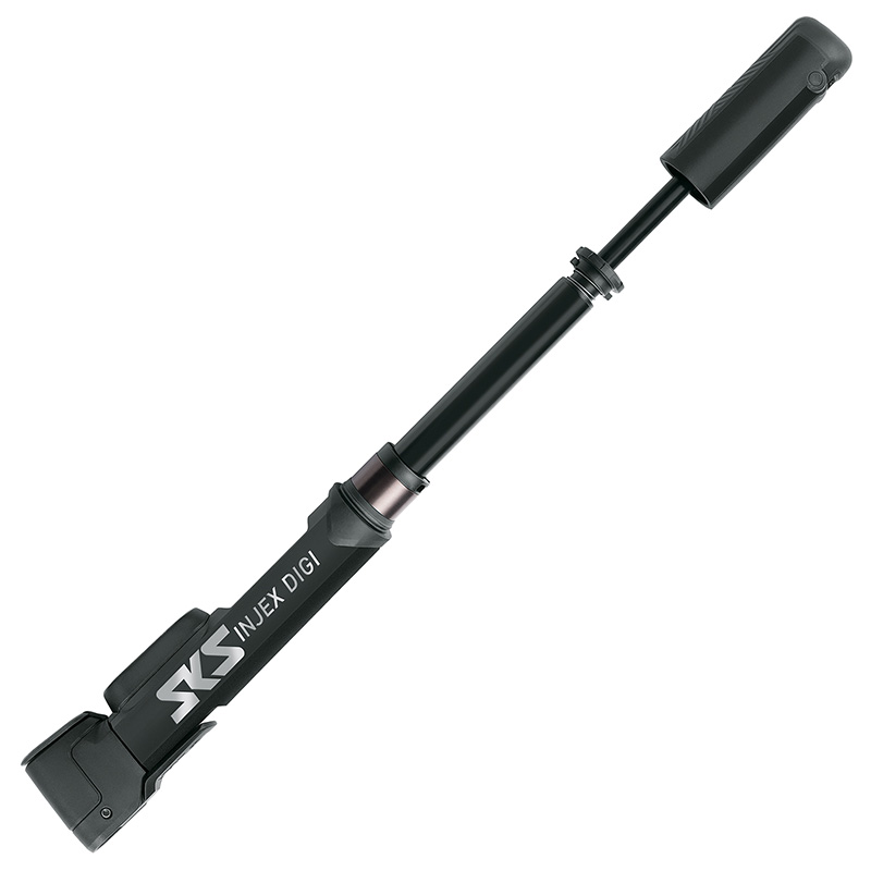 SKS Minipumpe Injex Digi 290mm schwarz Multi Valve AV / DV / SV 10 bar / 144 psi