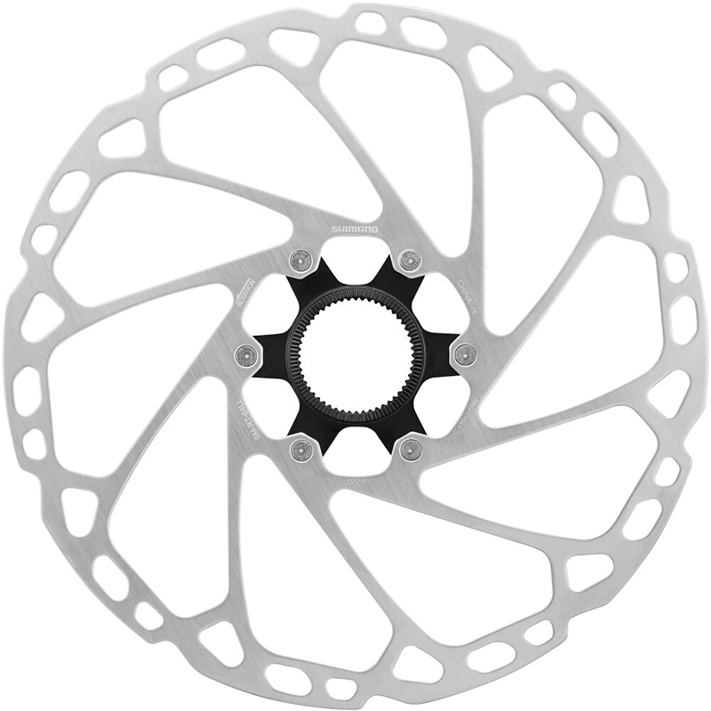 SHIMANO Bremscheibe 203 mm DEORE SM-RT64 Centerlock Außenverzahnung 