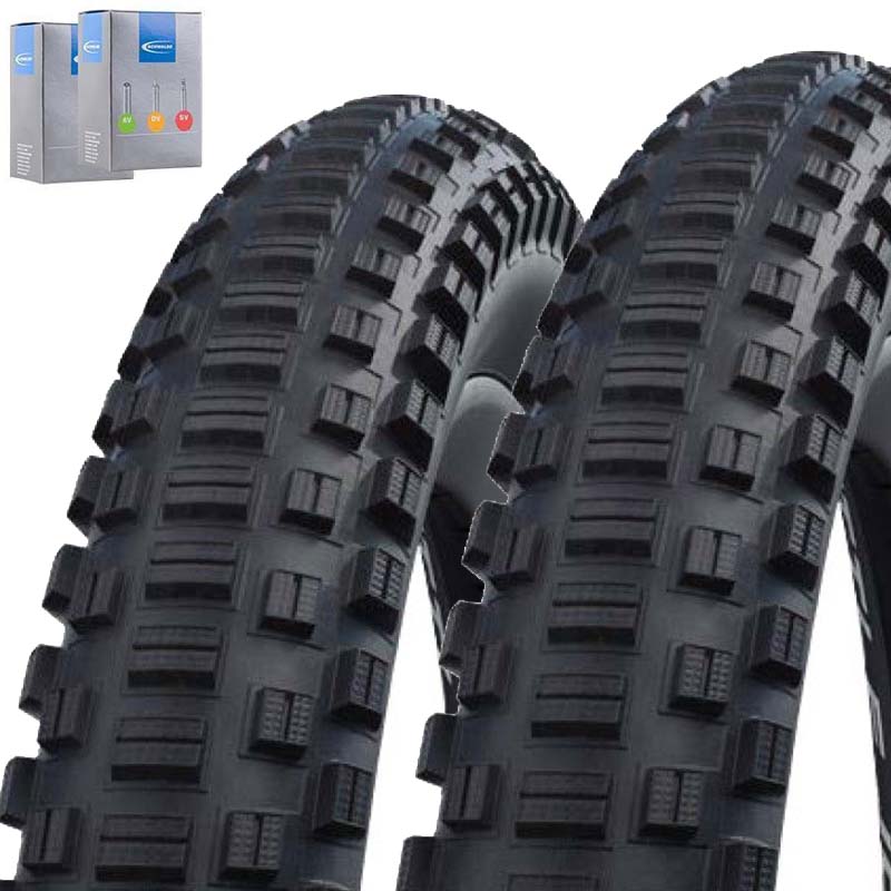2x SCHWALBE MTB Reifen 26x2.00 | 50-559 Zoll Little Joe Faltreifen schwarz 
