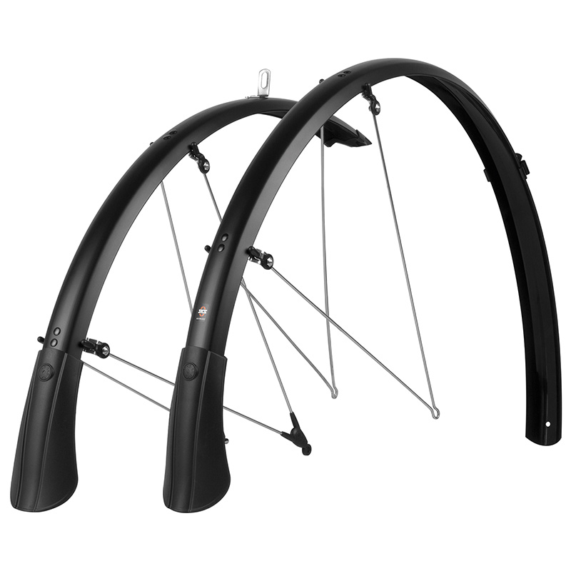 SKS Schutzblech Set Rennrad 28 Zoll 35mm Bluemels Schwarz matt  VR + HR