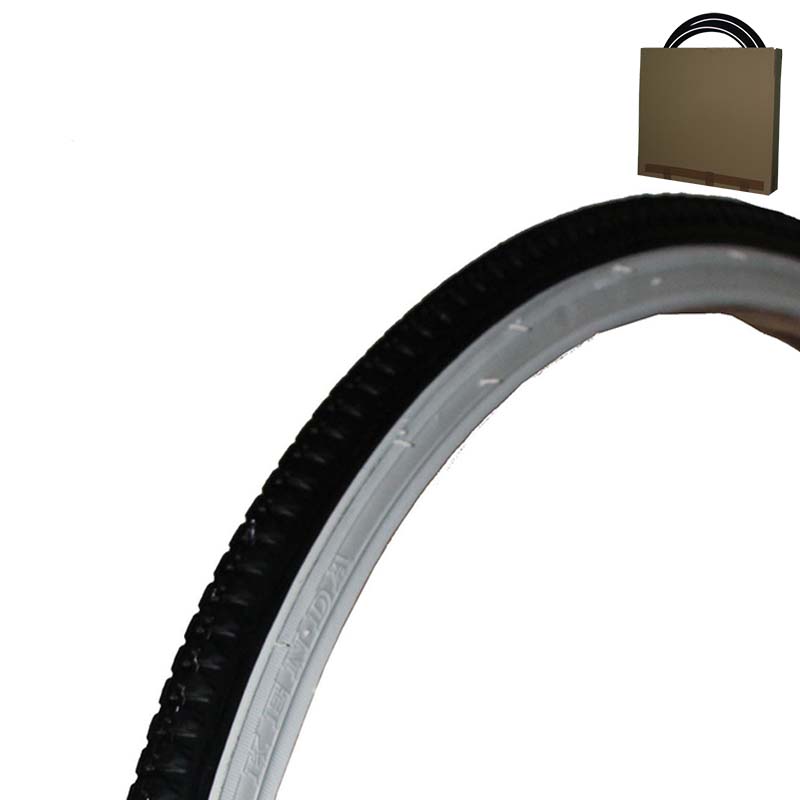 KENDA Fahrrad Reifen K-103 27x1 1/4 | 32-630 schwarz weiß