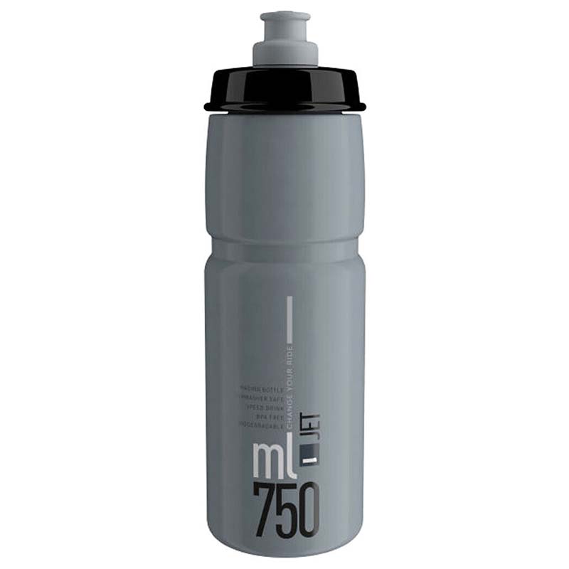 ELITE Trinkflasche Jet Kunststoff 750ml grau ELITE Trinkflasche Jet Kunststoff 750ml grau
