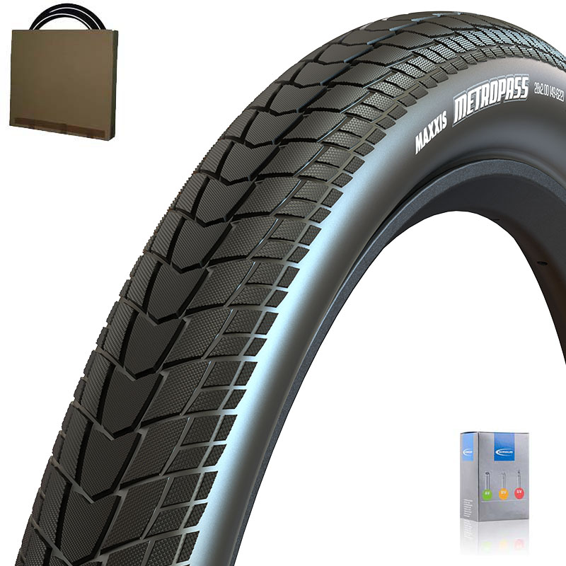  MAXXIS E-Bike Reifen MetroPass 28x1.75 | 45-622 starker Pannenschutz schwarz Reflex 