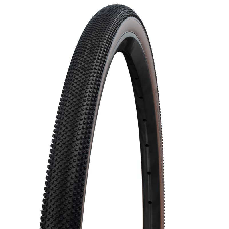 SCHWALBE MTB Race Reifen 29x2.25 | 57-622 HS473 G-One Allround schwarz/bronze 