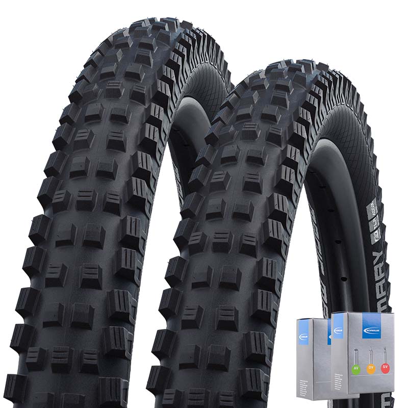 2x SCHWALBE Downhill Reifen Magic Mary 26 - 29 Zoll HS447 Perf. Draht schwarz | Schlauch wählbar