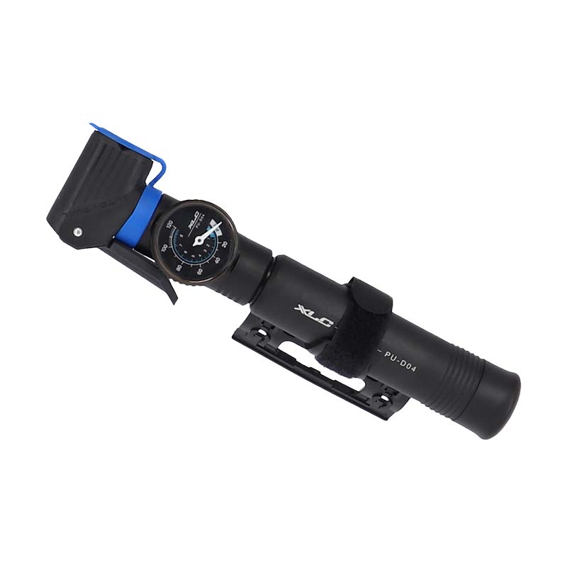 XLC Minipumpe PU-T04 schwarz m. Duokopf mit Manometer