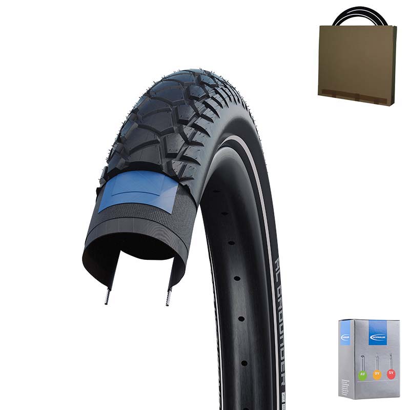 SCHWALBE E-Bike Cargo Reifen Pick Up 26x2.60 | 65-559 HS609 Super Defense Reflex mit SV Schlauch