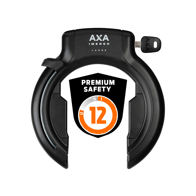 AXA Rahmenschloss Fahrrad Imenso X-Large Schlüssel abziehbar 92mm