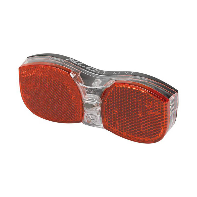XLC LED Batterie Gepäckträger Rücklicht CL-R20 mit Reflektor