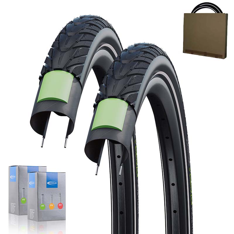 2x SCHWALBE E-Bike Reifen Energizer Plus HS492 27.5 - 28 Zoll Pannenschutz Reflex  | Schlauch wählbar