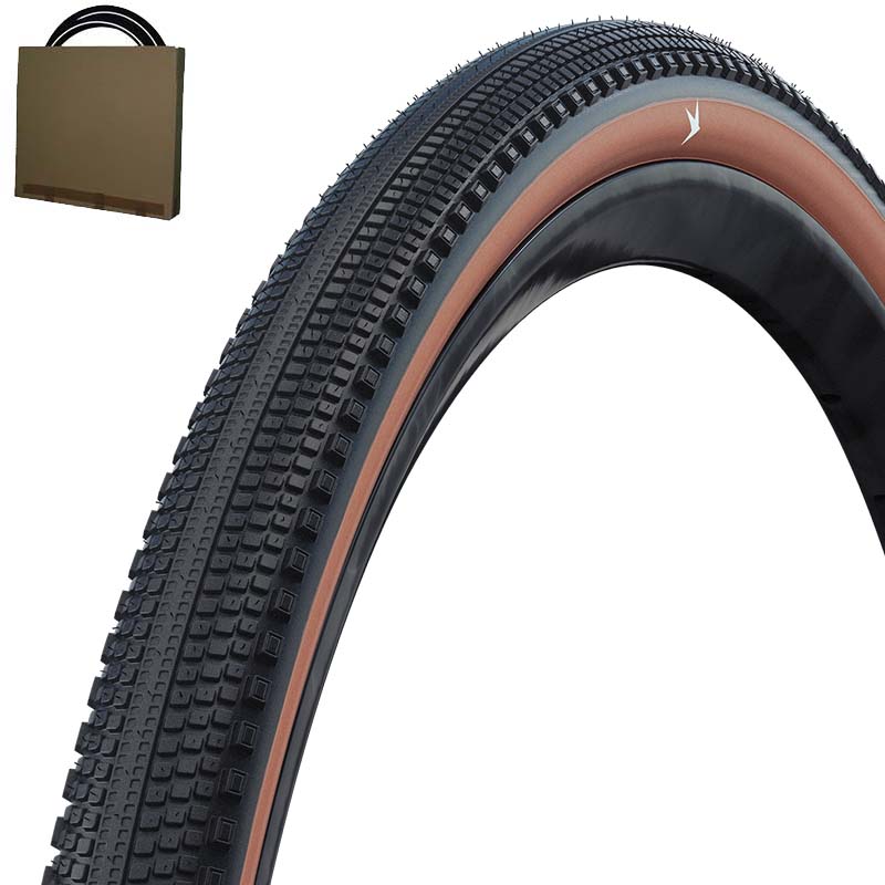 SCHWALBE Gravelbike Reifen 28x1.50 | 40-622 G-One Comp HS634 Draht schwarz/broze 