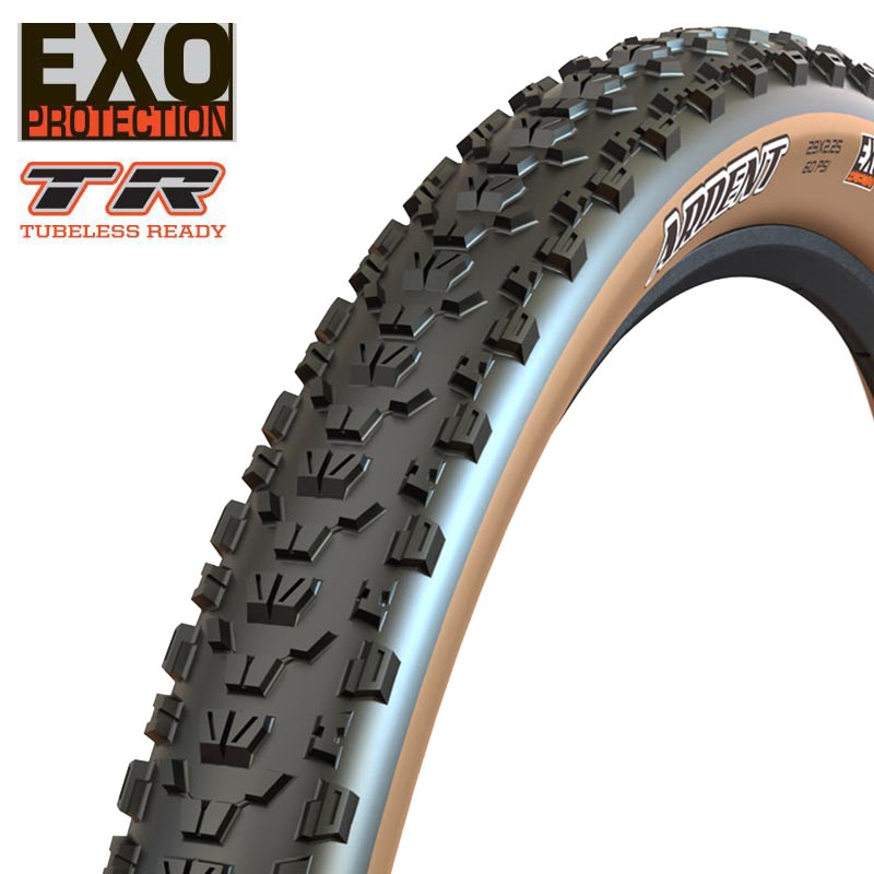 MAXXIS MTB Reifen Ardent 29x2.40 | 61-622 Tanwall Tubeless Ready + EXO faltbar  schwarz/braun