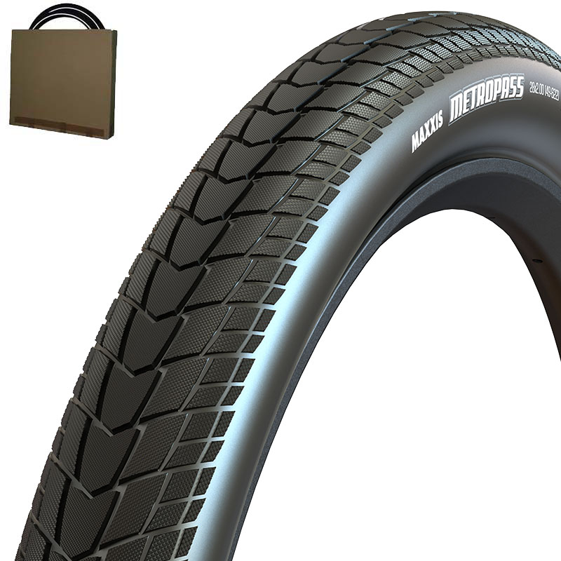 MAXXIS E-Bike Reifen MetroPass Pro 27.5x2.00 | 49-584 schwarz Reflex