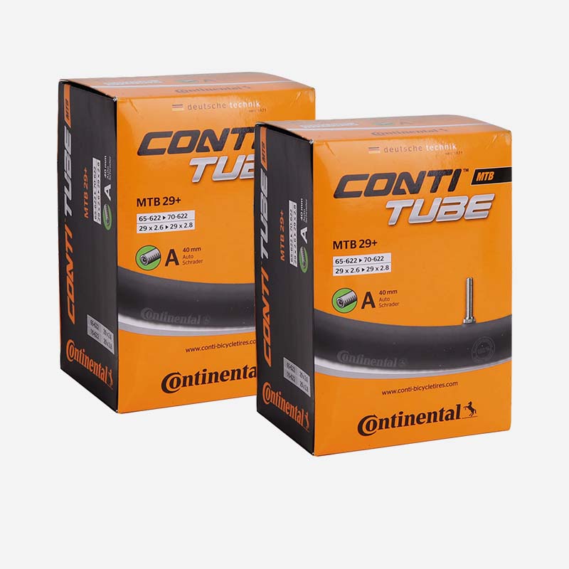 2x CONTINENTAL MTB Schlauch 29 Zoll Plus Wide 65/70-622 Autoventil 40mm