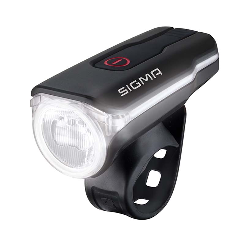Sigma LED Akku Frontlicht Aura 60 Lux USB schwarz