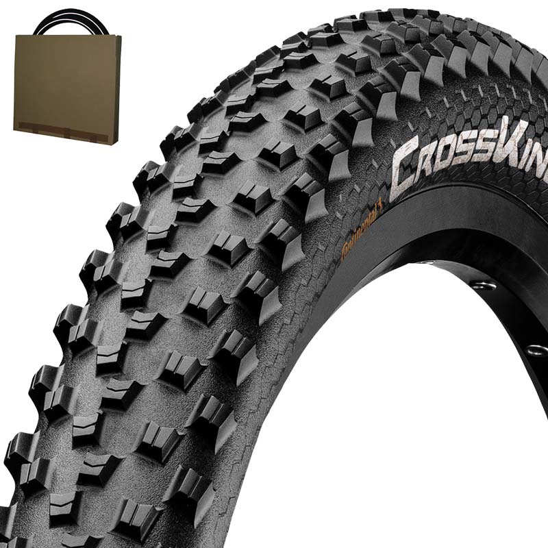 CONTINENTAL MTB Reifen 26 - 29 Zoll Cross King schwarz | Schlauch wählbar