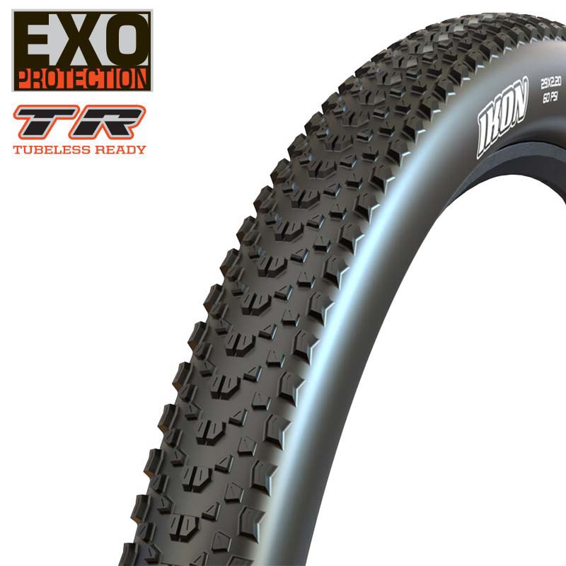 MAXXIS MTB Cross Country Reifen Ikon 29x2.20 | 57-622 schwarz Dual Tubeless Ready + EXO faltbar
