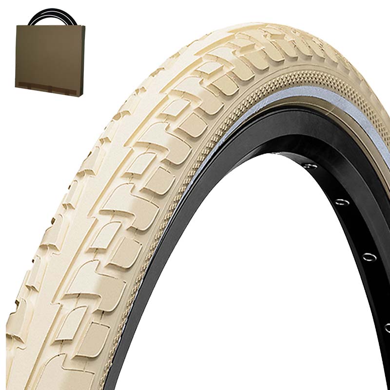 CONTINENTAL Retro Reifen Ride Tour 28x1.60 | 42-622 creme Reflex | Schlauch wählbar